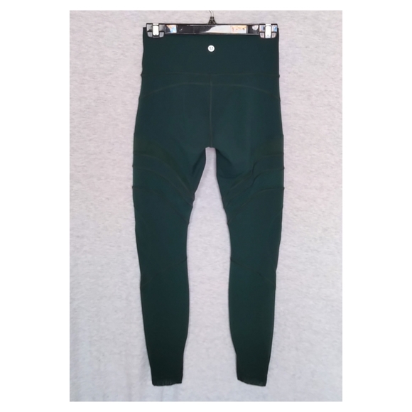 Lululemon Wunder Under High-Rise Tight - Mesh - 28" - Royal Emerald - Picture 6 of 10